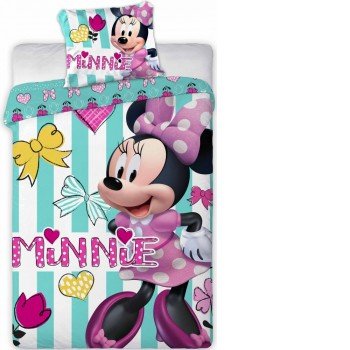 Disney Minnie gyerek ágyneműhuzat 100×135cm, 40×60 cm Disney Minnie gyerek ágyneműhuzat 100×135cm, 40×60 cm