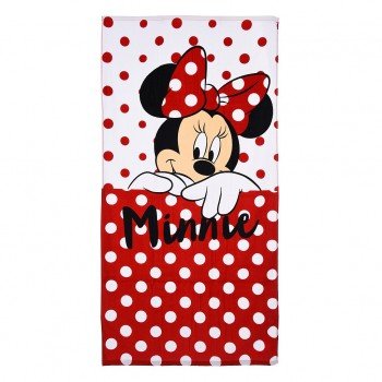 Disney Minnie Dots fürdőlepedő, strand törölköző 70x140cm