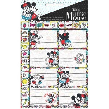 Disney Minnie füzetcímke matricával 16 db-os Disney Minnie füzetcímke matricával 16 db-os