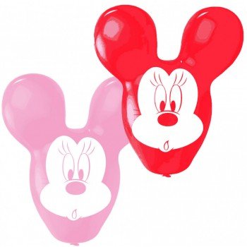 Disney Minnie léggömb, lufi 4 db-os Disney Minnie léggömb, lufi 4 db-os