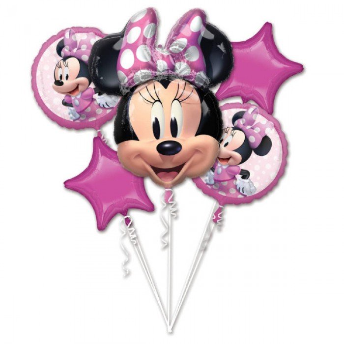 Disney Minnie fólia lufi 5 db-os szett