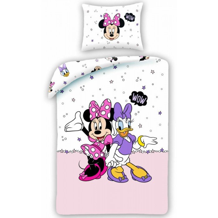 Disney Minnie Girls ágyneműhuzat 140×200 cm, 70×90 cm