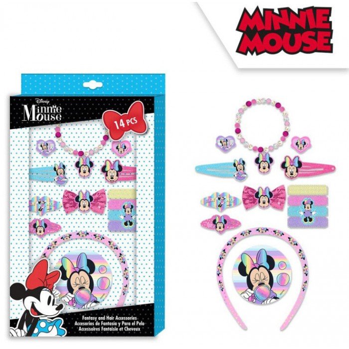 Disney Minnie haj kiegészítő szett 14 db-os