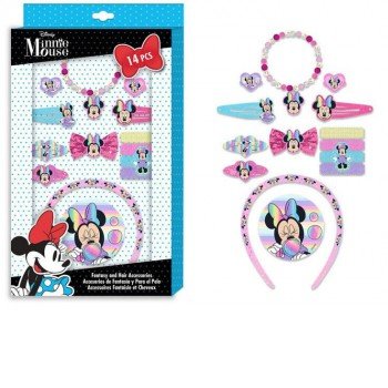 Disney Minnie haj kiegészítő szett 14 db-os Disney Minnie haj kiegészítő szett 14 db-os