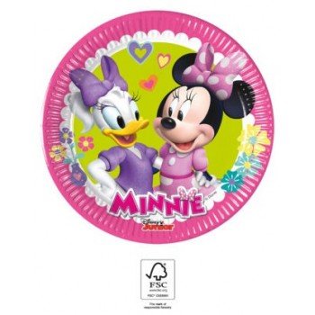 Disney Minnie Happy Helpers papírtányér 8 db-os 19,5 cm FSC Disney Minnie Happy Helpers papírtányér 8 db-os 19,5 cm FSC