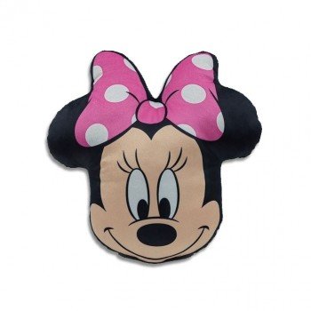 Disney Minnie Head 3D formapárna, díszpárna 35 cm Velúr Disney Minnie Head 3D formapárna, díszpárna 35 cm Velúr