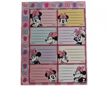 Disney Minnie Joy füzetcímke matricával 16 db-os Disney Minnie Joy füzetcímke matricával 16 db-os