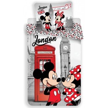Disney Minnie London ágyneműhuzat 140×200cm, 70×90 cm Disney Minnie London ágyneműhuzat 140×200cm, 70×90 cm