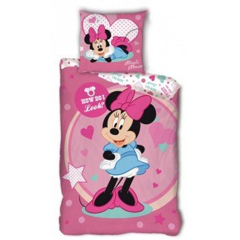 Disney Minnie Look ágyneműhuzat 140×200cm, 63×63 cm microfibre Disney Minnie Look ágyneműhuzat 140×200cm, 63×63 cm microfibre