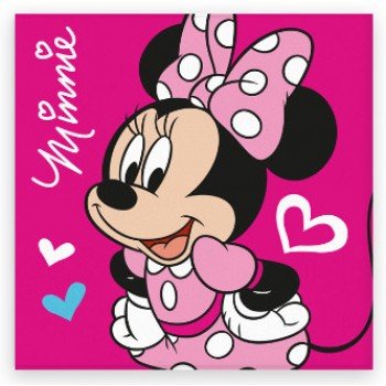 Disney Minnie Love kéztörlő, arctörlő, törölköző 30x30cm Disney Minnie Love kéztörlő, arctörlő, törölköző 30x30cm