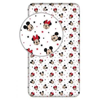 Disney Minnie, Mickey Stars lepedő 90*200 cm Disney Minnie, Mickey Stars lepedő 90*200 cm