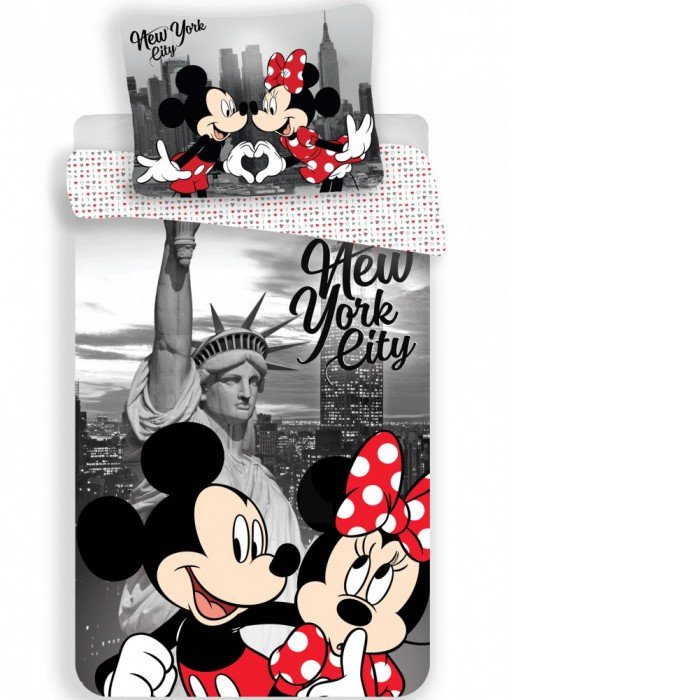 Disney Minnie ágyneműhuzat 140×200cm, 70×90 cm microfibre Disney Minnie ágyneműhuzat 140×200cm, 70×90 cm microfibre