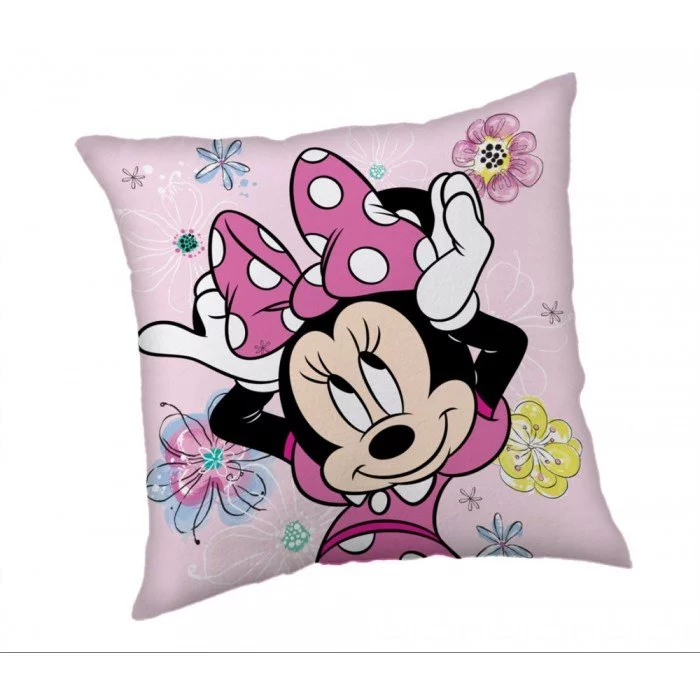 Disney Minnie Pink Bow párna, díszpárna 35x35 cm Disney Minnie Pink Bow párna, díszpárna 35x35 cm