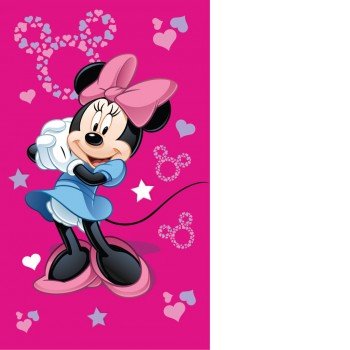 Disney Minnie Pink kéztörlő, arctörlő, törölköző 30x50cm Disney Minnie Pink kéztörlő, arctörlő, törölköző 30x50cm