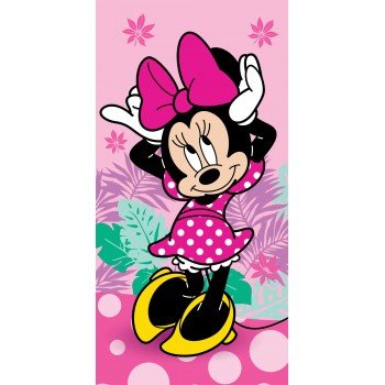 Disney Minnie Pretty in Pink fürdőlepedő, strand törölköző  70x140cm