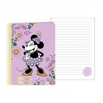 Disney Minnie Purple spirál notesz, füzet A5 Disney Minnie Purple spirál notesz, füzet A5