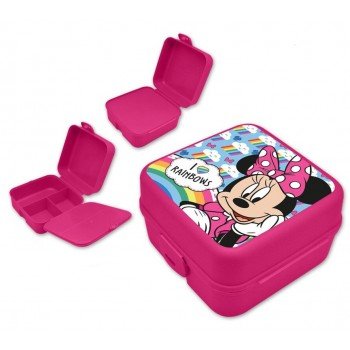 Disney Minnie Rainbows több rekeszes uzsonnás doboz, szendvicsdoboz Disney Minnie Rainbows több rekeszes uzsonnás doboz, szendvicsdoboz