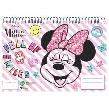 Disney Minnie A/4 spirál vázlatfüzet 30 lapos Disney Minnie A/4 spirál vázlatfüzet 30 lapos