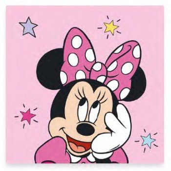 Disney Minnie Star kéztörlő, arctörlő, törölköző 30x30cm Disney Minnie Star kéztörlő, arctörlő, törölköző 30x30cm