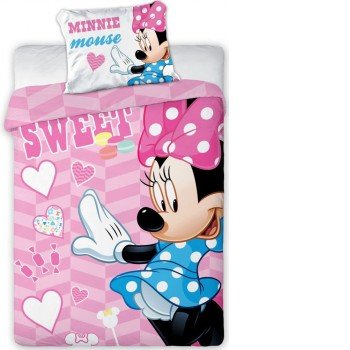 Disney Minnie gyerek ágyneműhuzat 100×135cm, 40×60 cm Disney Minnie gyerek ágyneműhuzat 100×135cm, 40×60 cm