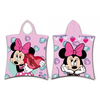 Disney Minnie Sweets strand törölköző poncsó 50x115cm Disney Minnie Sweets strand törölköző poncsó 50x115cm