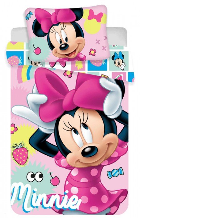 Disney Minnie Sweet gyerek ágyneműhuzat 100×135 cm, 40×60 cm