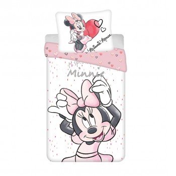 Disney Minnie White ágyneműhuzat 140×200cm, 70×90 cm Disney Minnie White ágyneműhuzat 140×200cm, 70×90 cm