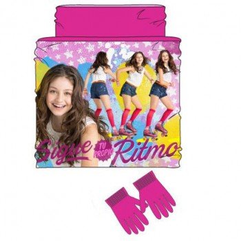 Disney Soy Luna gyerek sál, snood + kesztyű szett Disney Soy Luna gyerek sál, snood + kesztyű szett