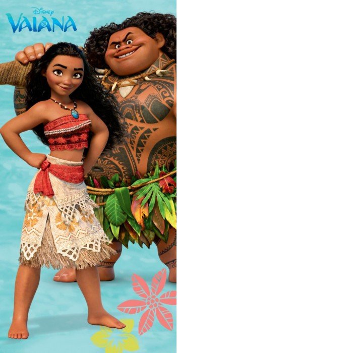 Disney Vaiana fürdőlepedő, strand törölköző 70x140cm