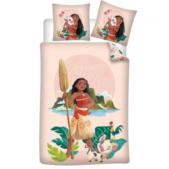 Disney Vaiana Motunui ágyneműhuzat 140×200cm, 65x65 cm Disney Vaiana Motunui ágyneműhuzat 140×200cm, 65x65 cm