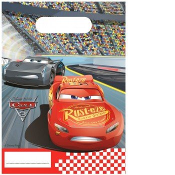 Disney Cars 3, Verdák Ajándéktasak 6 db-os Disney Cars 3, Verdák Ajándéktasak 6 db-os