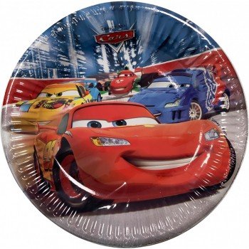 Disney Cars Classic, Verdák Papírtányér 8 db-os 19,5 cm Disney Cars Classic, Verdák Papírtányér 8 db-os 19,5 cm
