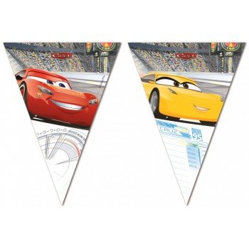 Disney Cars 3, Verdák zászlófüzér 2,3 m Disney Cars 3, Verdák zászlófüzér 2,3 m