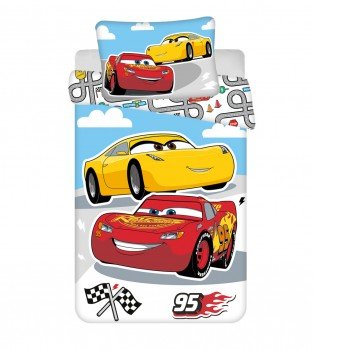 Disney Verdák Road gyerek ágyneműhuzat 100×135cm, 40×60 cm Disney Verdák Road gyerek ágyneműhuzat 100×135cm, 40×60 cm