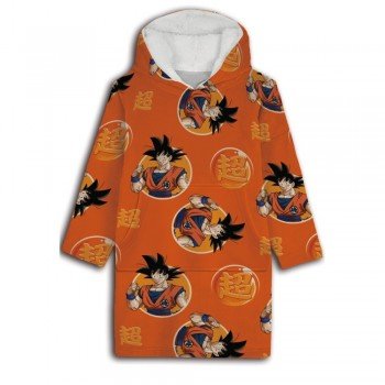 Dragon Ball belebújós plüss polár takaró, poncsó Dragon Ball belebújós plüss polár takaró, poncsó