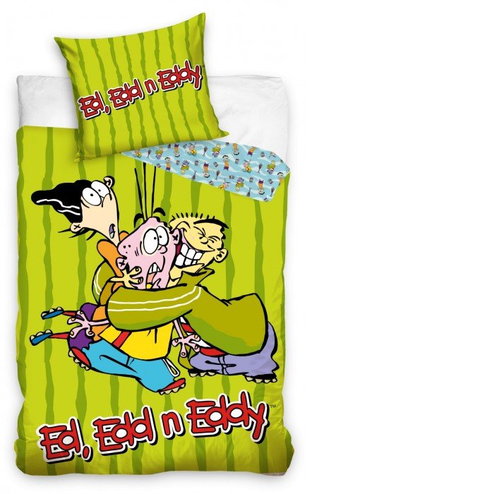 Ed, Edd és Eddy ágyneműhuzat 140×200cm, 70×90 cm