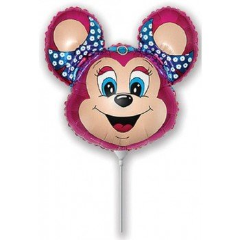 Babsy Mouse Pink, Egér fólia lufi 36 cm (WP) Babsy Mouse Pink, Egér fólia lufi 36 cm (WP)