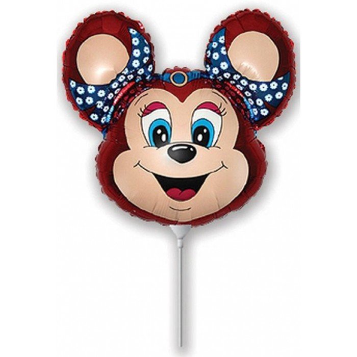 Babsy Mouse Red, Egér fólia lufi 36 cm (WP)