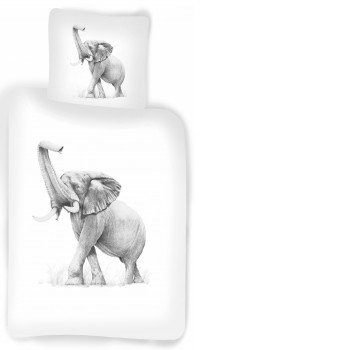 Elefánt gyerek ágyneműhuzat 100×140 cm, 40×45 cm Elefánt gyerek ágyneműhuzat 100×140 cm, 40×45 cm