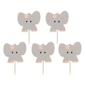 Pink Elephant, Elefánt díszítő pálca 10 db-os Pink Elephant, Elefánt díszítő pálca 10 db-os