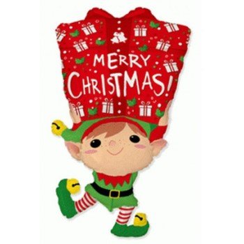 Elf, Karácsony Manó fólia lufi 61 cm (WP) Elf, Karácsony Manó fólia lufi 61 cm (WP)
