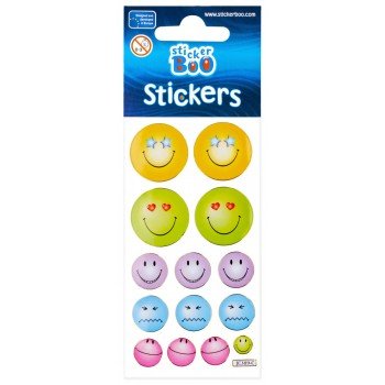 Emoji matrica arany díszítéssel