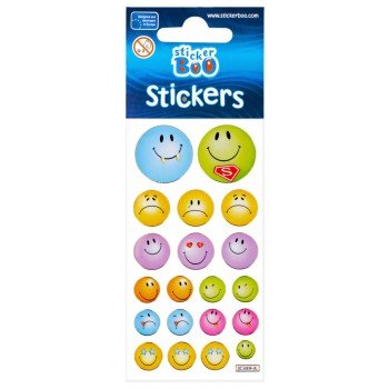 Emoji matrica arany díszítéssel