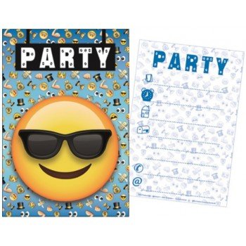 Emoji Party Meghívó Emoji Party Meghívó