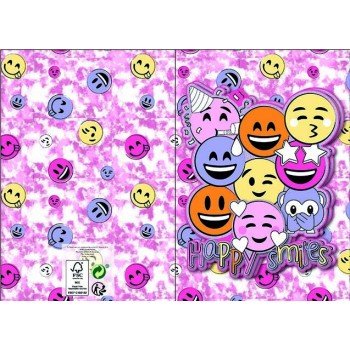 Emoji Smiles 3D pop-up üdvözlőkártya + boríték Emoji Smiles 3D pop-up üdvözlőkártya + boríték