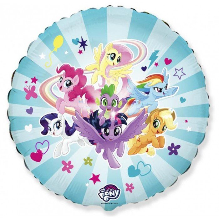 My Little Pony Team, Én kicsi pónim fólia lufi 46 cm (WP)