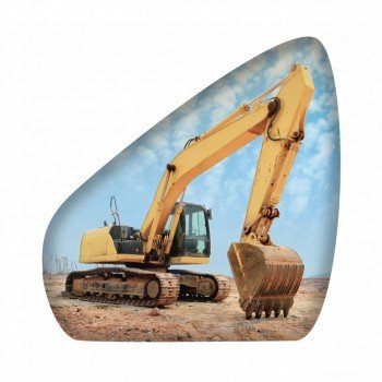 Építkezés formapárna, díszpárna 41*35 cm Építkezés formapárna, díszpárna 41*35 cm