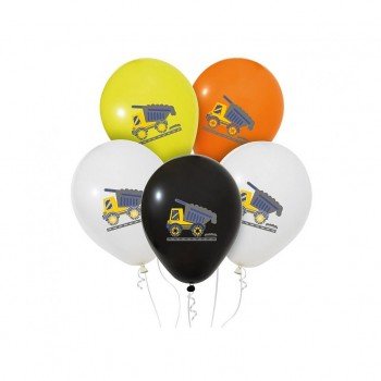 Építkezés Grabber léggömb, lufi 5 db-os 12 inch (30 cm) Építkezés Grabber léggömb, lufi 5 db-os 12 inch (30 cm)