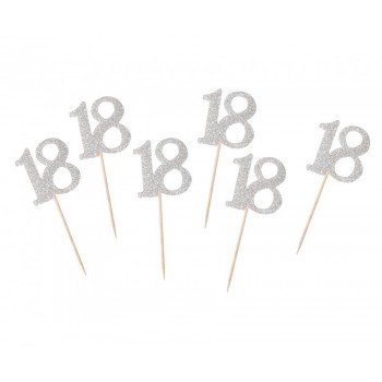 Silver, Ezüst 18 díszítő pálca 6 db-os Silver, Ezüst 18 díszítő pálca 6 db-os