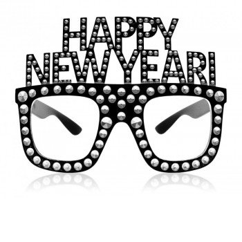 Ezüst  Happy New Year party szemüveg Ezüst  Happy New Year party szemüveg